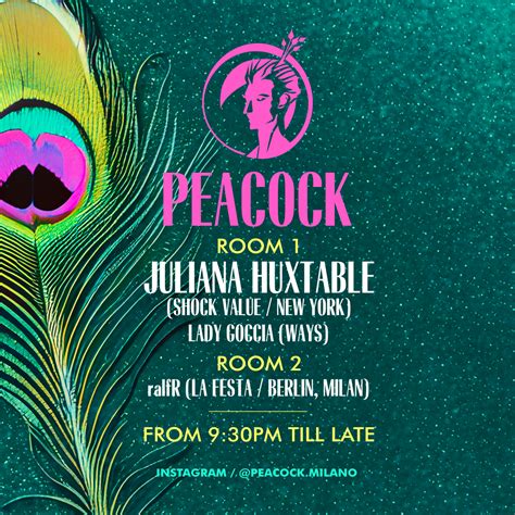 PEACOCK - #01 w/ Juliana Huxtable (Shock Value / NYC) (CANCELED) at TBA ...