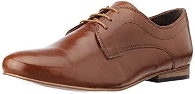 Buy Carlton London Men's Kristopher Tan Leather Formal Shoes - 9 UK ...