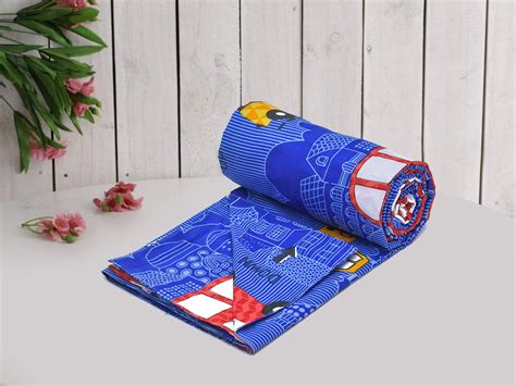 Buy RRC Soft Microfiber Cars Printed Double Duvet Cover (Blue, Double ...