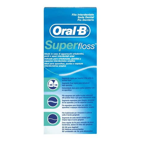 Oral-B Superfloss Mint 50 Pre-Cut Strands Schweiz