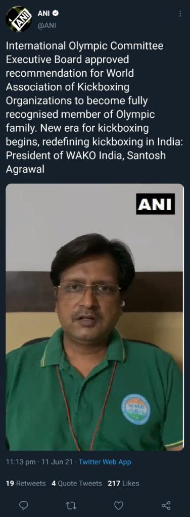 Approved For Olympic Family - wako India