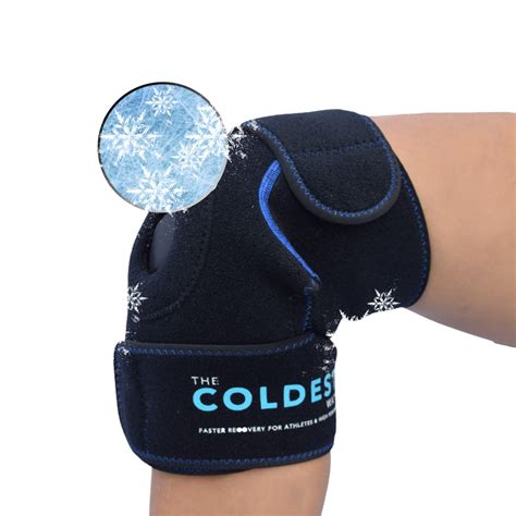 Buy The Coldest Knee Ice Pack Wrap, Hot and Cold Therapy - Reusable ...