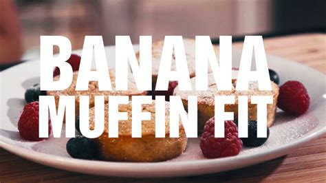 Delicioso muffin de banana fit