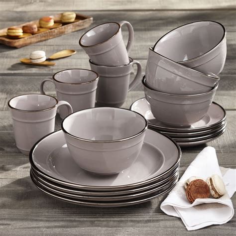 Better Homes & Gardens Farma 16 Piece Dinnerware Set, White - Walmart ...
