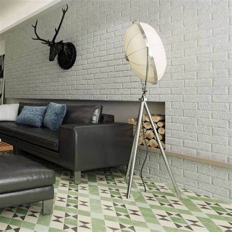 Vintage Vinyl Flooring Retro Green Kitchen Tiles Victorian Foam Sheet ...