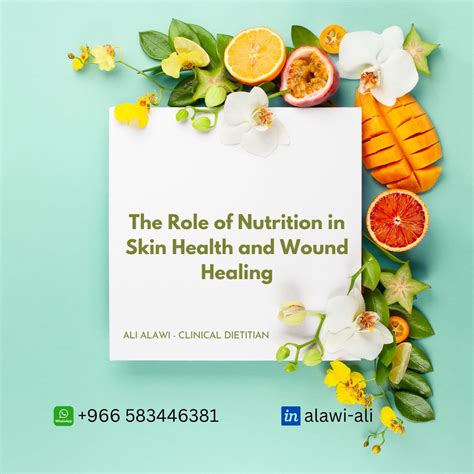 The Role of Nutrition in Skin Health and Wound Healing: Key Nutrients ...