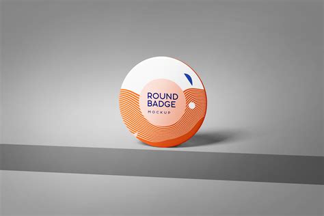 Round Badge Mockup High-Quality PSD Template | ZippyPixels