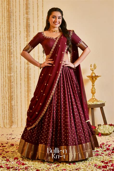 Shop Traditional Half Sarees Online for 2025's Festive & Wedding Looks