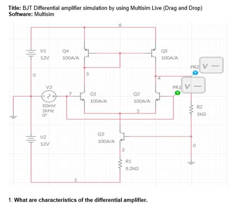 Image result for Design DC BJT Multisim