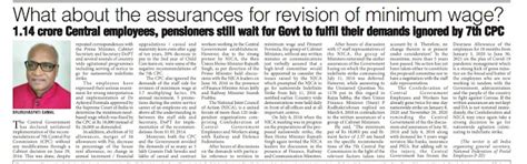 What about the assurances for revision of minimum wage?