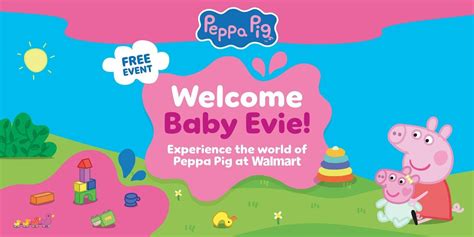 Welcome Baby Evie with Peppa Pig at Walmart, 36205 US-27, Haines City ...