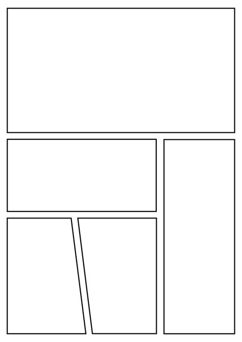 Download Manga storyboard layout A4 template for rapidly create papers ...