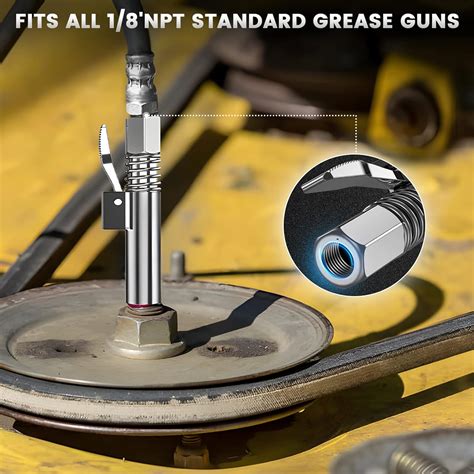 Buy UPDAY Grease Gun Coupler, Upgrade to 12000 PSI, Duty Quick Release ...