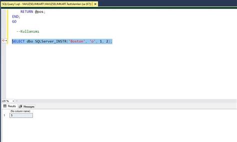 Instr SQL Server 的图像结果