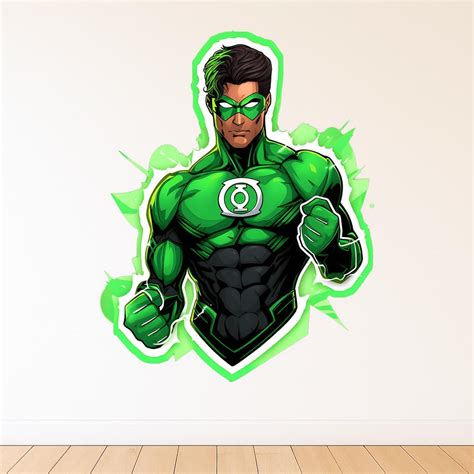 Green Lantern Premium Large Size Wall Decal | Buy Online Now – SkinsLegend