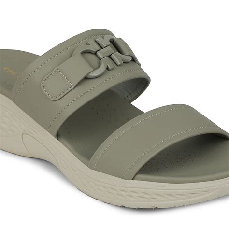 Buy Healers Light Grey Wedge Heel Sandal For Women ZQ-FD-50 By Liberty