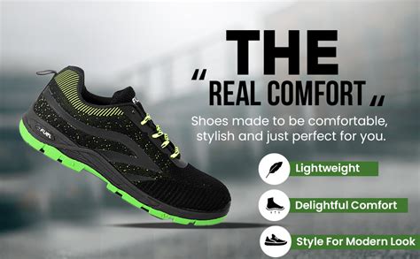 Buy FUEL Jordan Safety Shoes For Men with Industrial Steel Toe, Ultra ...