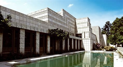 Ennis House by Frank Lloyd Wright. Los Angeles, 1924. [3000x1650] : r ...