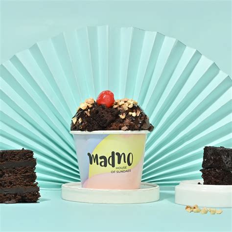 Belgian Dark Chocolate Brownie Sundae | No.1 Sundae – Madno