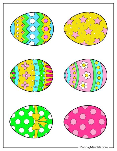 Easter Egg Templates Printable