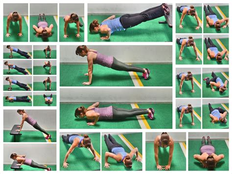 Image result for Easy Push-Up Variations