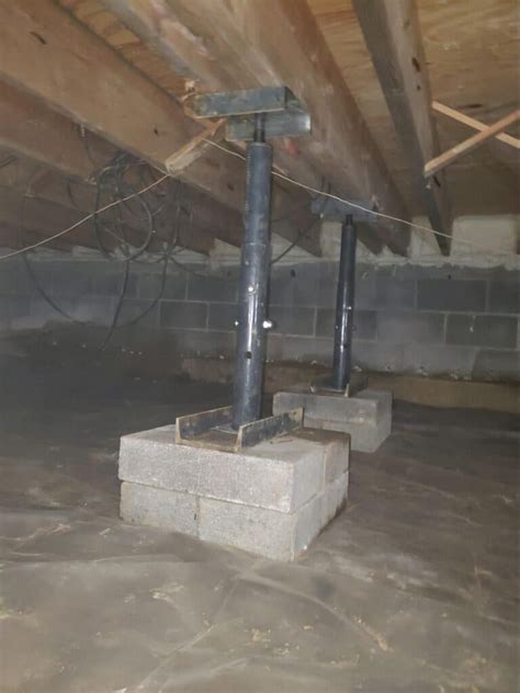 how to fix a sagging floor in a mobile home