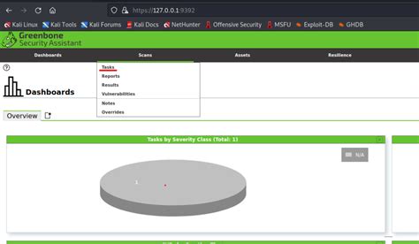 OpenVAS Scan 的图像结果