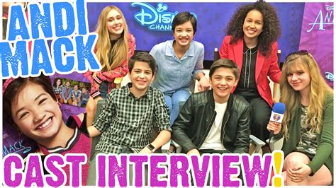 Andi Mack Cast Talks On and Off Screen Crushes and Their New Show!
