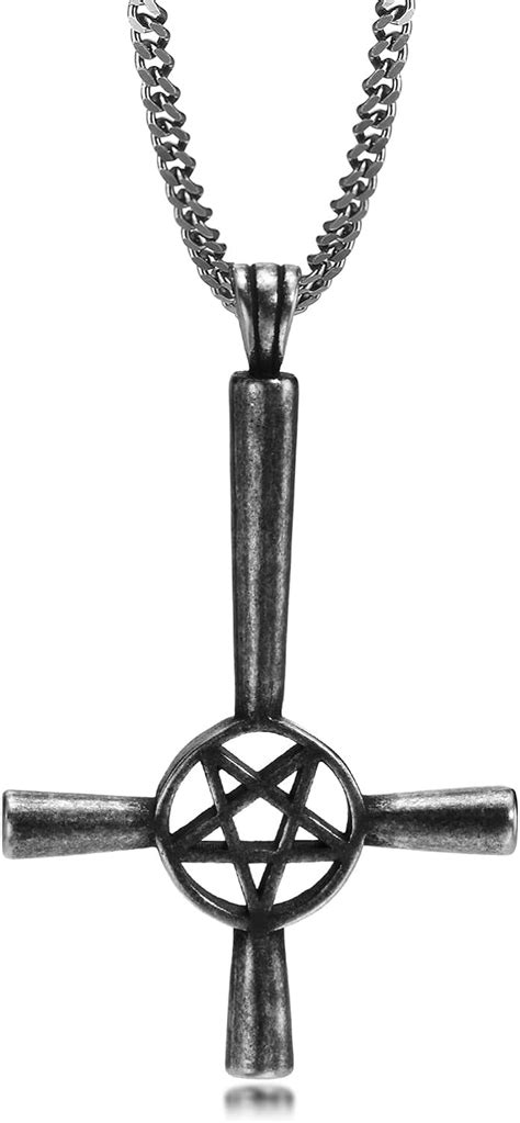 Buy VNOX Church of Satan Seal of Baphomet Satanic Goat of Mendes Goat ...