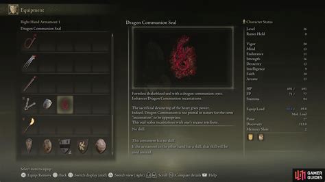 Dragon Communion Seal - Elden Ring: Shadow of the Erdtree Database ...