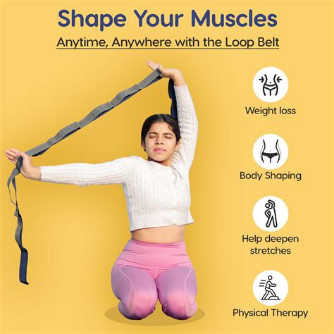 Loop Yoga Stretch Belt – wiselife.in