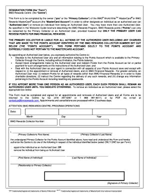 Fillable Online DESIGNATION FORM (the Form) Fax Email Print - pdfFiller