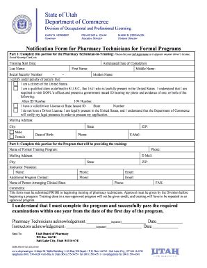 Fillable Online dopl utah maynor diaz utah form Fax Email Print - pdfFiller