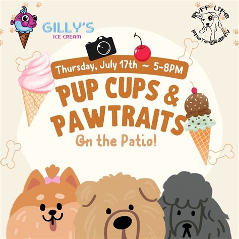 Pup Cups and Pawtraits! , Gilly's Ice Cream, Troy, 17 July 2025 | AllEvents