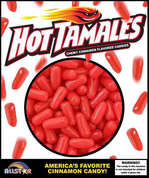 Display for Hot Tamales Candy - All Star Vending