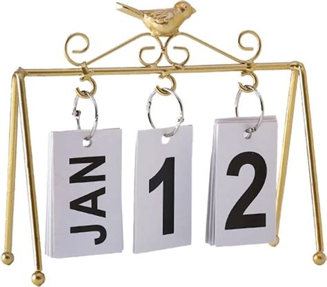 Desktop Calendar Freestanding 2024 Calendar Desk Calendar Flip Calendar ...
