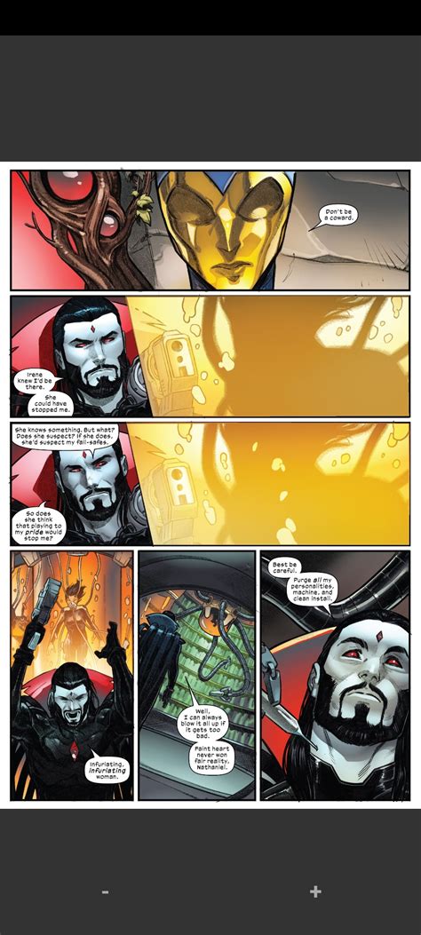 What exactly does Sinister do in these 2 pictures? (And also is the current Sinister that we ...