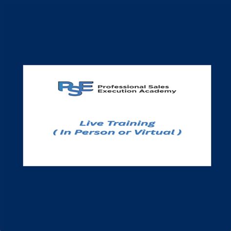 April 1, 2 and 3rd, 2025 -Professional Sales Execution Certificate ...