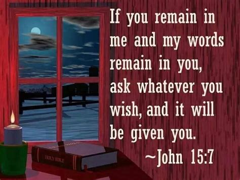 John 15:7 | Favorite bible verses, Inspirational bible verses, Bible ...