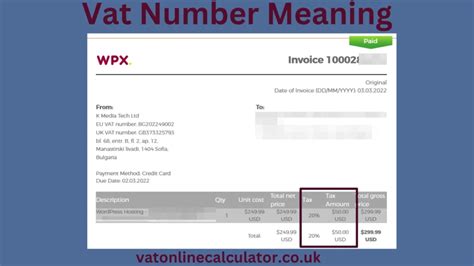 Image result for VAT Reference Number