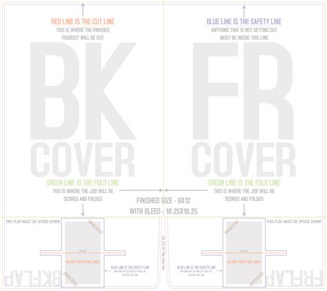 9X12 Folder Template