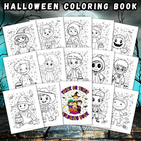 Halloween Coloring Book Halloween Coloring Book For Toddlers: Coloring