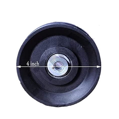 QBM Wheel for Gym Wire Black | Gym Machine Bearing Pulley Black Wheel ...