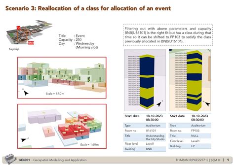 Timetable Management of CEPT University using 3D GIS | CEPT - Portfolio