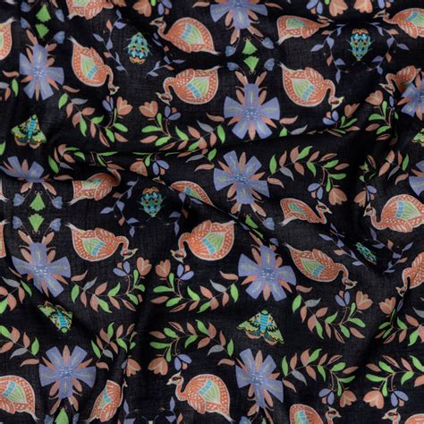 Cotton Malmal Fabric | Black Forest – Tura Turi