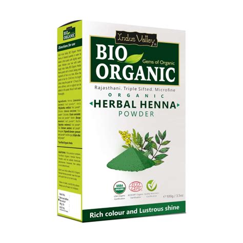 Buy INDUS VALLEY BIO ORGANIC 100% NATURAL HERBAL HENNA POWDER-250G ...
