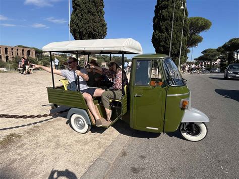 Rome Ape Calessino Tour – First Milestone Pillar Experience