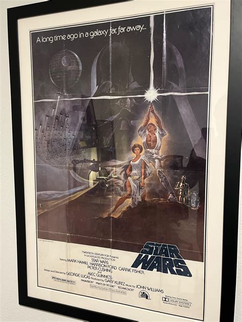A New Hope poster finally framed. - Images