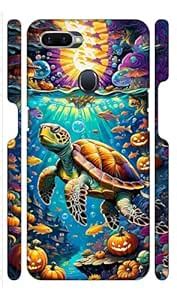 YAPZONE | Ocean Turtle Fishes | Designer Printed Hard Back Cover for ...