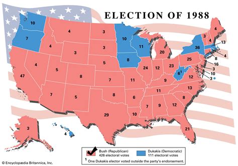 United States presidential election of 1988 | George H.W. Bush vs ...